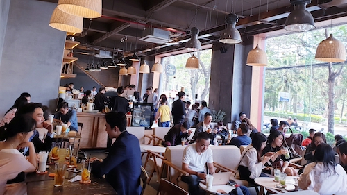 Quán Cafe đông khách