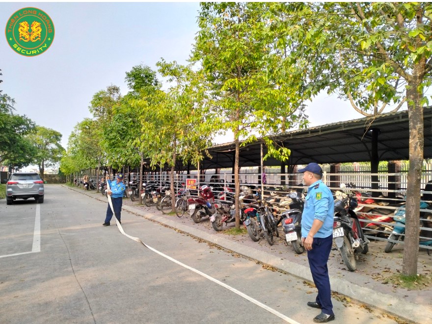 Nhân Viên Bảo Vệ Diễn Tập PCCC Tại Bệnh Viện Minh An