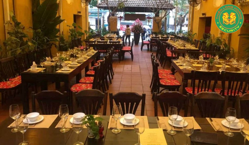 Những lưu ý của Thiên Long Hoàng đối với dịch vụ bảo vệ nhà hàng: